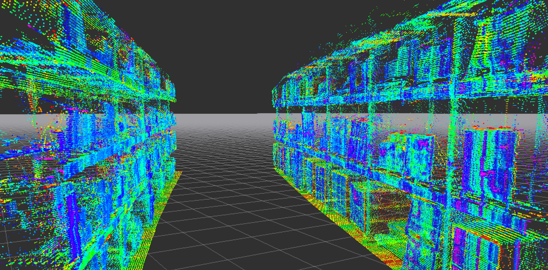 lidar representation of the facilities